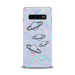 Lex Altern TPU Silicone Samsung Galaxy Case Rainbow Saturn