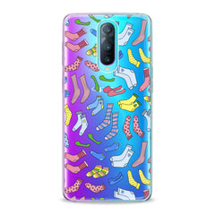 Lex Altern TPU Silicone Oppo Case Colored Socks Pattern