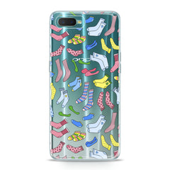 Lex Altern TPU Silicone Oppo Case Colored Socks Pattern