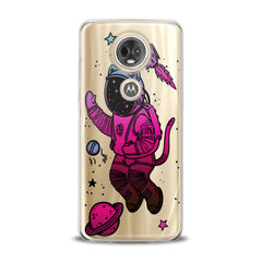 Lex Altern TPU Silicone Motorola Case Cat Astronaut