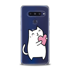 Lex Altern TPU Silicone LG Case White Lovely Feline