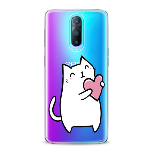 Lex Altern White Lovely Feline Oppo Case