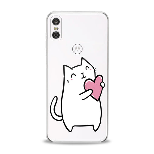 Lex Altern White Lovely Feline Motorola Case