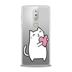 Lex Altern White Lovely Feline Nokia Case