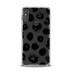 Lex Altern TPU Silicone Motorola Case Black Artwork