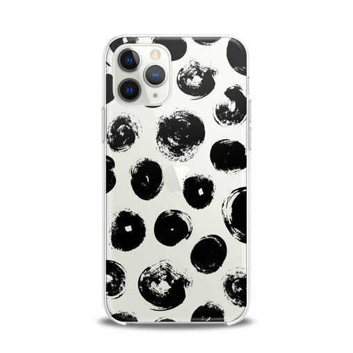 Lex Altern TPU Silicone iPhone Case Black Artwork