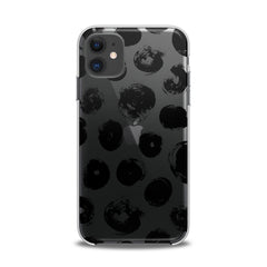 Lex Altern TPU Silicone iPhone Case Black Artwork