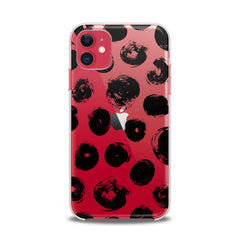 Lex Altern TPU Silicone iPhone Case Black Artwork