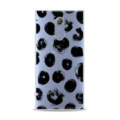 Lex Altern TPU Silicone Sony Xperia Case Black Artwork