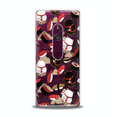 Lex Altern TPU Silicone Sony Xperia Case Japanese Cats