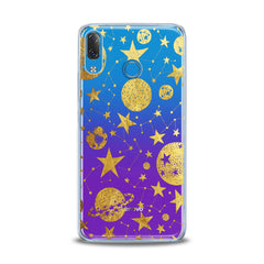 Lex Altern TPU Silicone Lenovo Case Golden Space Art