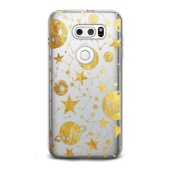 Lex Altern TPU Silicone LG Case Golden Space Art