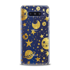 Lex Altern TPU Silicone LG Case Golden Space Art