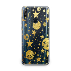 Lex Altern TPU Silicone Asus Zenfone Case Golden Space Art