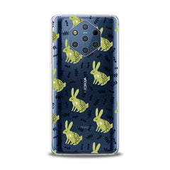 Lex Altern TPU Silicone Nokia Case Green Bunnies