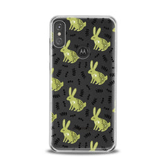 Lex Altern TPU Silicone Motorola Case Green Bunnies