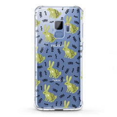 Lex Altern TPU Silicone Samsung Galaxy Case Green Bunnies