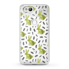 Lex Altern Google Pixel Case Green Bunnies