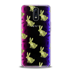 Lex Altern TPU Silicone Oppo Case Green Bunnies