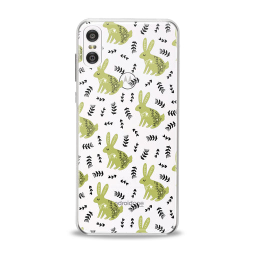 Lex Altern Green Bunnies Motorola Case