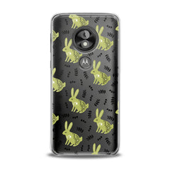 Lex Altern TPU Silicone Motorola Case Green Bunnies