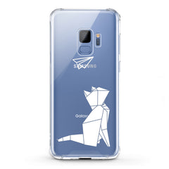 Lex Altern TPU Silicone Samsung Galaxy Case Origami Cat