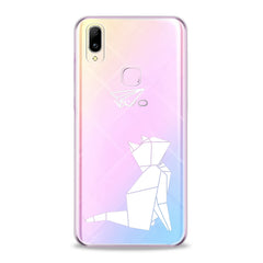 Lex Altern TPU Silicone VIVO Case Origami Cat