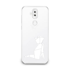 Lex Altern TPU Silicone Asus Zenfone Case Origami Cat