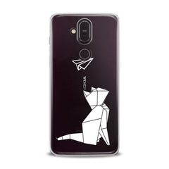 Lex Altern TPU Silicone Nokia Case Origami Cat