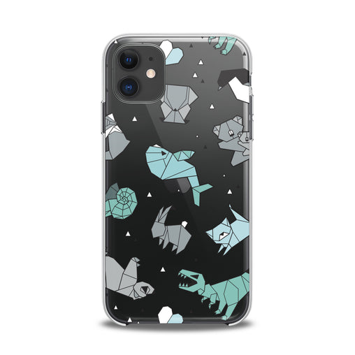 Lex Altern TPU Silicone iPhone Case Origami Art