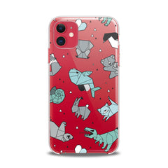 Lex Altern TPU Silicone iPhone Case Origami Art