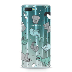 Lex Altern TPU Silicone Oppo Case Origami Art