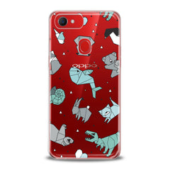 Lex Altern TPU Silicone Oppo Case Origami Art