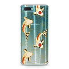 Lex Altern TPU Silicone Oppo Case Beautiful Koi Fishes