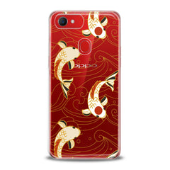 Lex Altern TPU Silicone Oppo Case Beautiful Koi Fishes