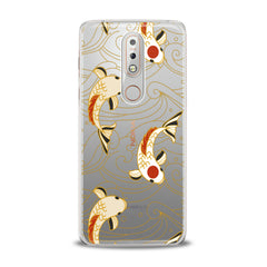 Lex Altern TPU Silicone Nokia Case Beautiful Koi Fishes