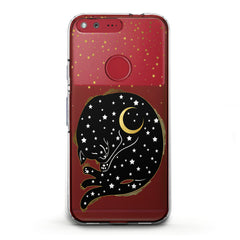 Lex Altern TPU Silicone Google Pixel Case Feline Good Night