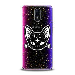 Lex Altern TPU Silicone Oppo Case Kawaii Black Kitty