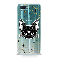 Lex Altern TPU Silicone Oppo Case Kawaii Black Kitty