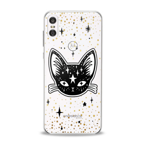 Lex Altern Kawaii Black Kitty Motorola Case