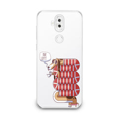 Lex Altern TPU Silicone Asus Zenfone Case Sleepy Dachshund