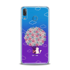 Lex Altern TPU Silicone Lenovo Case Kitty Bouquet