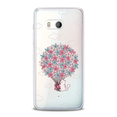 Lex Altern TPU Silicone HTC Case Kitty Bouquet