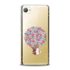 Lex Altern TPU Silicone HTC Case Kitty Bouquet