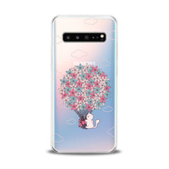 Lex Altern TPU Silicone Samsung Galaxy Case Kitty Bouquet