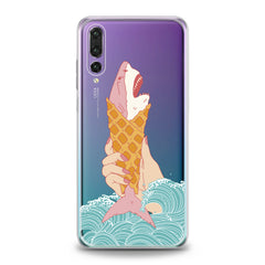 Lex Altern TPU Silicone Huawei Honor Case Shark Ice Cream