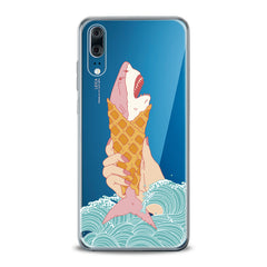 Lex Altern TPU Silicone Huawei Honor Case Shark Ice Cream