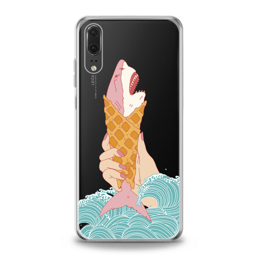 Lex Altern Shark Ice Cream Huawei Honor Case