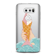 Lex Altern TPU Silicone LG Case Shark Ice Cream