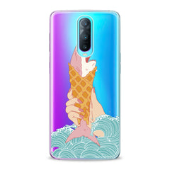 Lex Altern TPU Silicone Oppo Case Shark Ice Cream